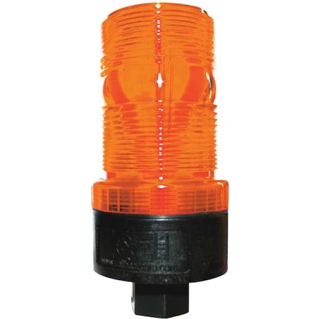 Railhead Gear Warning Strobe, Amber, LED, 120VAC M490-LED A