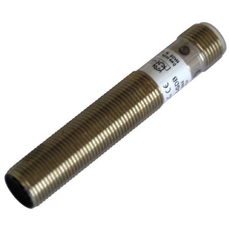 Eaton Cylindrical, Inductive Proximity Sensor, 8 mm Dia., Brass, 2 m, Bare Wire, 3 Wires, Shielded E57-08GS01-C