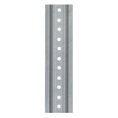 Tapco Sign Post, U-Channel, , Steel Galvanized, Galvanized, 8 ft. L, 7/8" D 100619