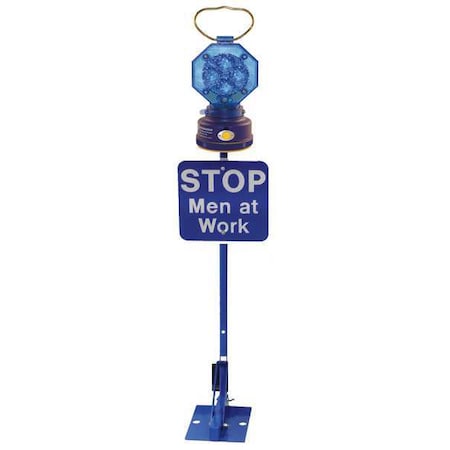 Railhead Gear Permanent Mount Flag, Blue, LED KE-125 K8