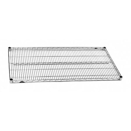 METRO Wire Shelf, Steel, 24inx48in, 800 lb Cap 2448NC-1PK