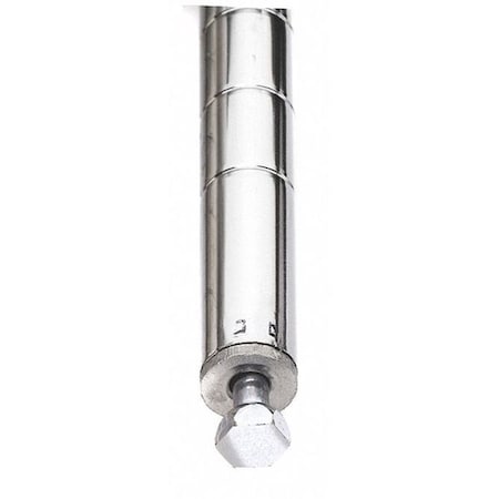 Metro Post, Stacked, Chrome, 63 In, Ea 63P-STKD