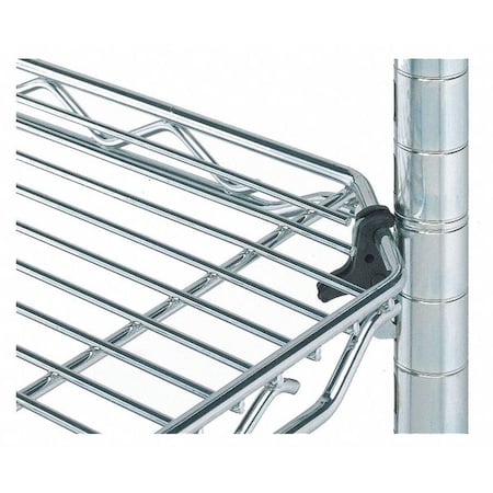 Metro ClipLckngQk Slt, Bg 4, Plastic, Black, PK4 9985QSL