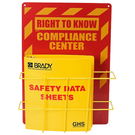 Brady Information Center, Safety Data Sheets, 14 in W, 20 in H 121370