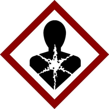 Brady Label, GHS Health Danger, Vinyl, 16/Sheet 118852