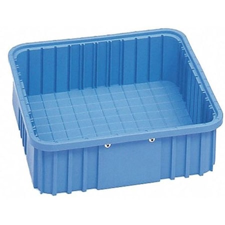 Metro Tote Box Divider Box, .44 cu ft, Blue, Polypropylene TB92080BAS