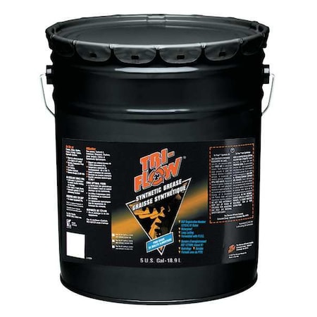 Tri-Flow Synthetic Grease, Food Grade, 5 Gal., Grade1 TF22012