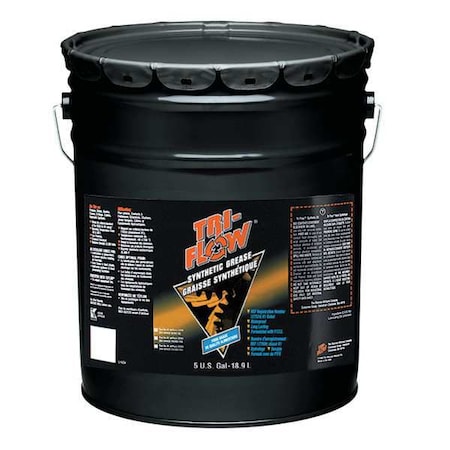 Tri-Flow Synthetic Grease, Food Grade, 5 Gal., Grade0 TF22002