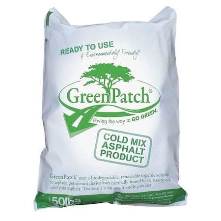 Greenpatch Cold Patch, Bag, Black, Cold Mix Asphalt GP50