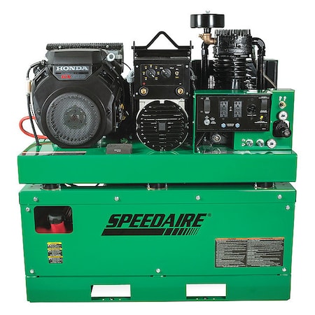 Speedaire 3-in-1 Air Compressor/Generator/Welder, 22hp, Gasonline, 5000 Watt, 20 Gal air (AGW-SH22-20G)  AGW-SH22-20G