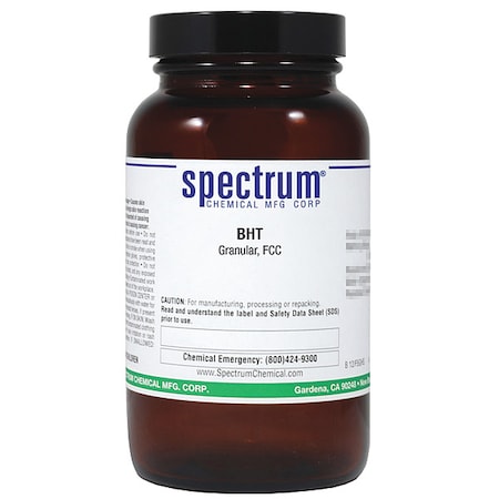 Spectrum Chemical BHT, Grnlr, FCC, 125g B1095-125GM