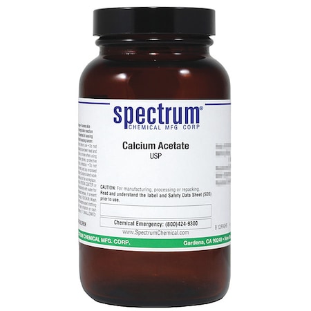 Spectrum Chemical Calcium Acetate, USP, 100g C1067-100GM06
