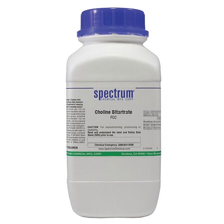Spectrum Chemical Choline Bitartrate, FCC, 2.5kg C1228-2.5KG13