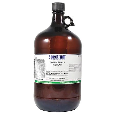 Spectrum Chemical Dodecyl Alcohol, Reagent, ACS, 3kg D1067-3KG14