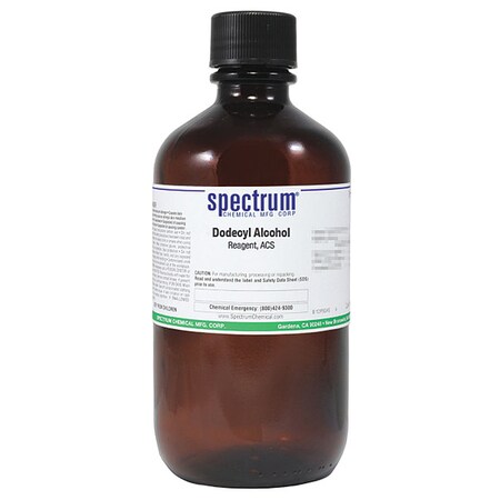 Spectrum Chemical Dodecyl Alcohol, Reagent, ACS, 500g D1067-500GM10