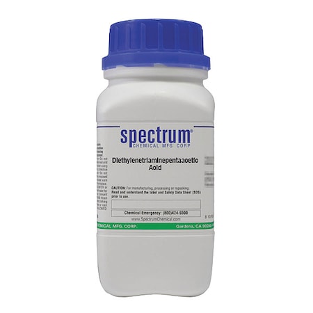 Spectrum Chemical Diethylenetriaminepentaacetic Acid, 500g D2323-500GM