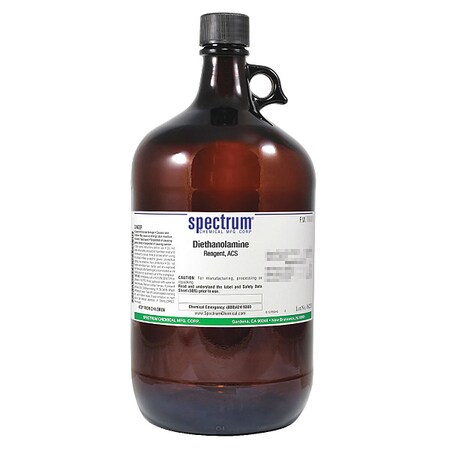 Spectrum Chemical Diethanolamine, Reagent, ACS, 4L, PK4 D1033-4LTGL97
