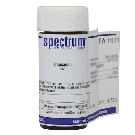 Spectrum Chemical Capsaicin, USP, 1g C1869-1GM01