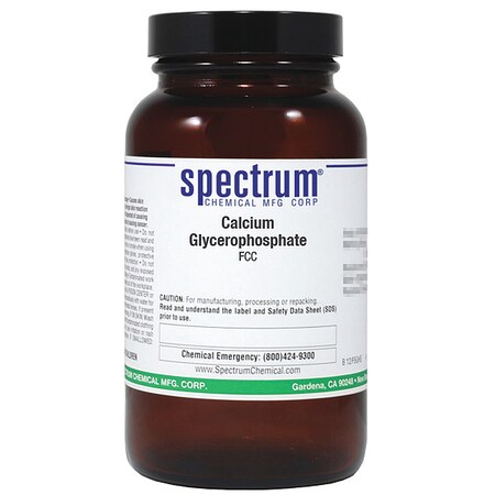 Spectrum Chemical Calcium Glycerophosphate, FCC, 125g CA147-125GM07