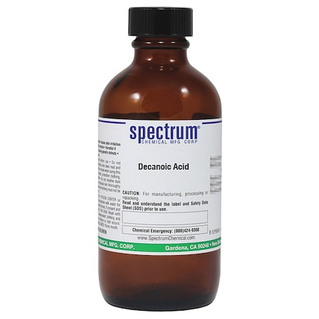 Spectrum Chemical Decanoic Acid, 100g D2659-100GM06