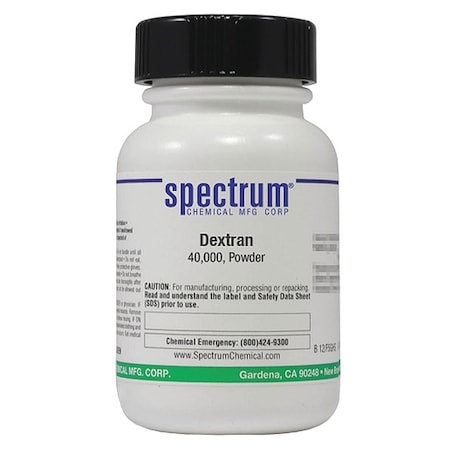 Spectrum Chemical Dextran, 40, 000, Powder, 25g DE124-25GM04
