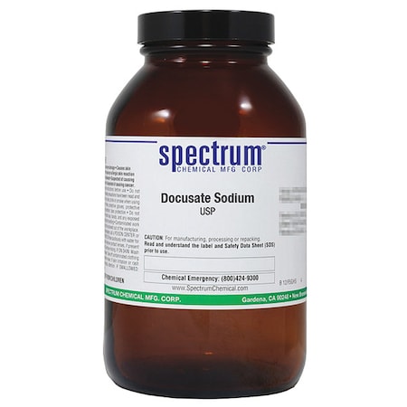 Spectrum Chemical Docusate Sodium, USP, 125g DO105-125GM07