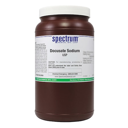 Spectrum Chemical Docusate Sodium, USP, 500g DO105-500GM10