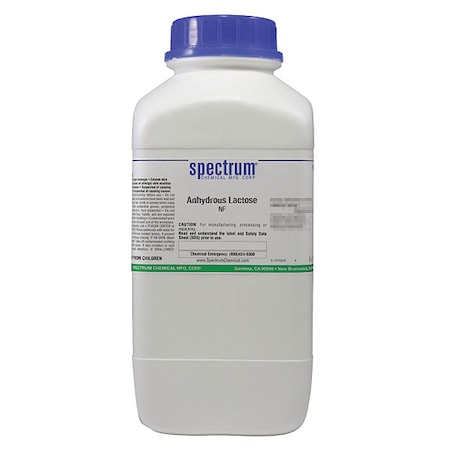 Spectrum Chemical Anhdrsactose, NF, 2.5kg LA103-2.5KG