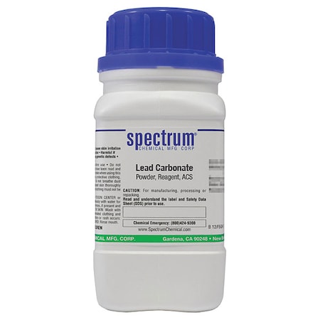 Spectrum Chemical Lead Carbonate, Powder, Reagent, ACS, 125g L1045-125GM07