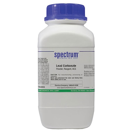 Spectrum Chemical Lead Carbonate, Powder, Reagent, ACS, 2.5kg L1045-2.5KG13