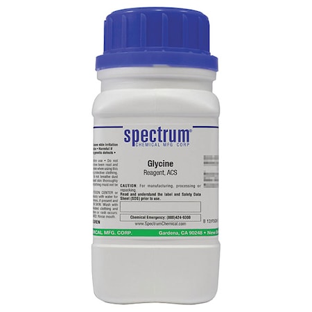 Spectrum Chemical Glycine, Reagent, ACS, 100g GL158-100GM06