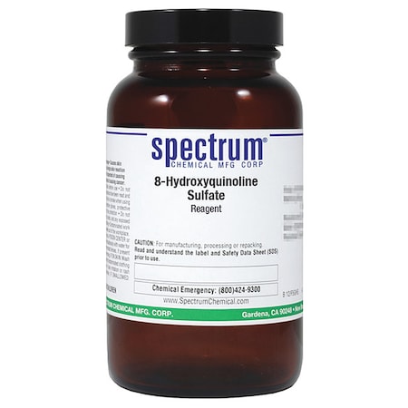 Spectrum Chemical 8-Hydroxyquinoline Sulfate, Reagent, 100g H1096-100GM06