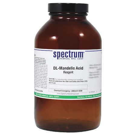 Spectrum Chemical DL-Mandelic Acid, Reagent, 500g MA160-500GM10
