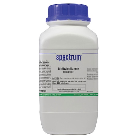 Spectrum Chemical Methylcellulose, 400 cP, USP, 500g ME136-500GM10