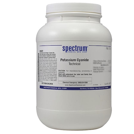 Spectrum Chemical Potassium Cyanide, Technical, 2.5kg P1280-2.5KG13