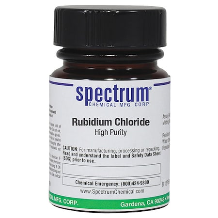 Spectrum Chemical Rubidium Chloride, High Purity, 25g R1050-25GM04
