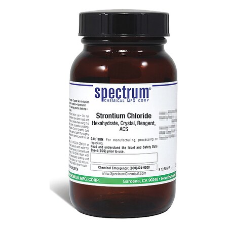 Spectrum Chemical Strontium Chloride, Hexahydrate, 125g S1675-125GM07