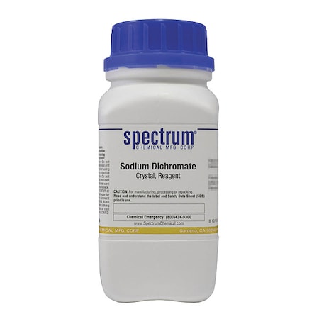 Spectrum Chemical Sodium Dichromate, Crystal, Reagent, 500g S1267-500GMPL10