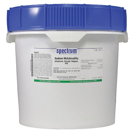 Spectrum Chemical Sodium Metabisulfite, Granular, 12kg S1334-12KG18