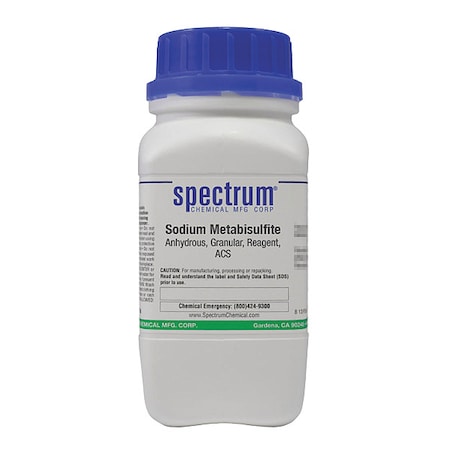Spectrum Chemical Sodium Metabisulfite, Anhydrous, 500g S1334-500GM10