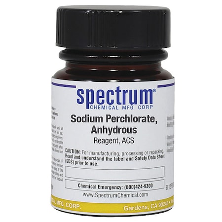 Spectrum Chemical Sodium Perchlorate, Anhydrous, Reagent, 25g S1377-25GM04