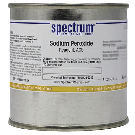 Spectrum Chemical Sodium Peroxide, Reagent, ACS, 125g S1390-125GM07