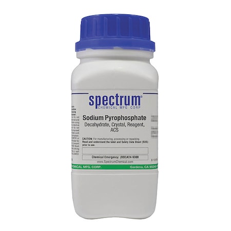 Spectrum Chemical Sodium Pyrophosphate, Decahydrate, 500g S1420-500GM10