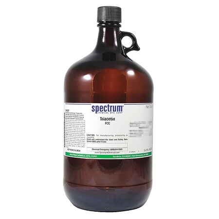 Spectrum Chemical Triacetin, FCC, 4L T1200-4LTGL55