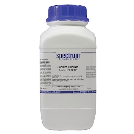Spectrum Chemical Sodm Fluoride, Pwdr, USP, EP, BP, 2.5kg SO167-2.5KG