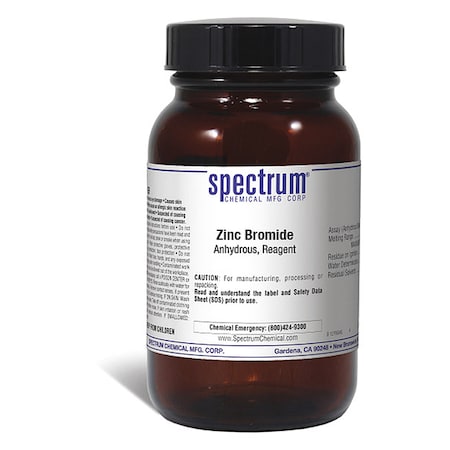 Spectrum Chemical Zinc Bromide, Anhydrous, Reagent, 100g Z1048-100GM06