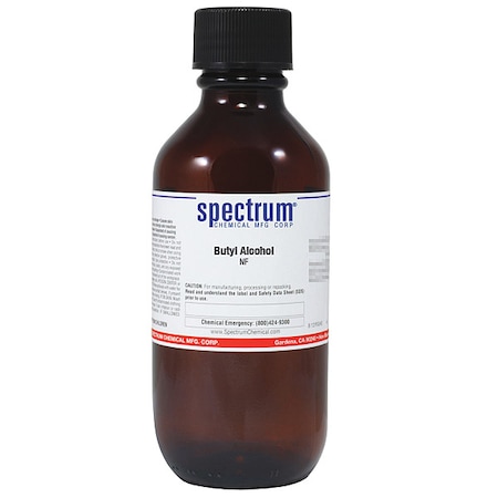Spectrum Chemical Butyl Alcohol, NF, 500mL B1197-500MLGL51