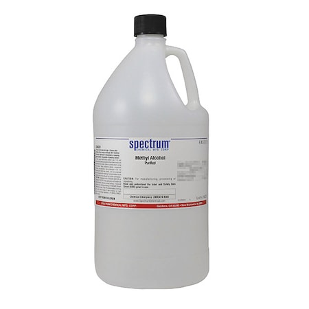 Spectrum Chemical Methyl Alcohol, Purified, 4L M1245-4LTPL55