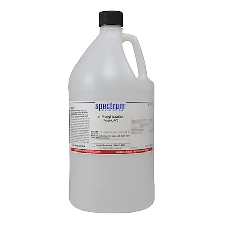 Spectrum Chemical n-Propyl Alcohol, Reagent, ACS, 4L P1430-4LTPL55