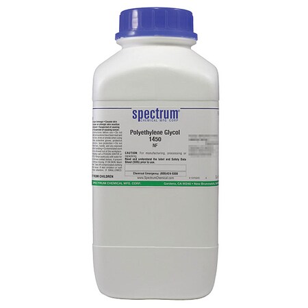 Spectrum Chemical Polyethylene Glycol 1450, NF, 2.5kg P1492-2.5KG13
